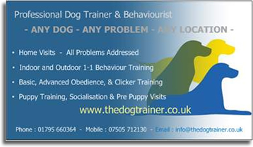 Dog_Training_dog_trainer_behaviourist_kent_maidstone_medway_ Business Card